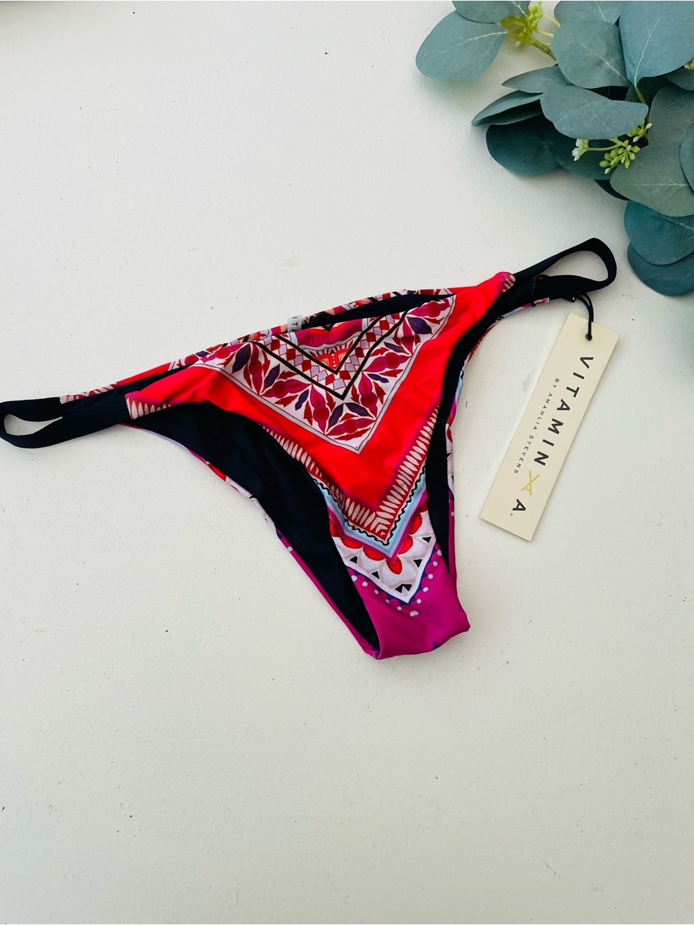 Vitamin A Patterned Luna Bikini Bottom